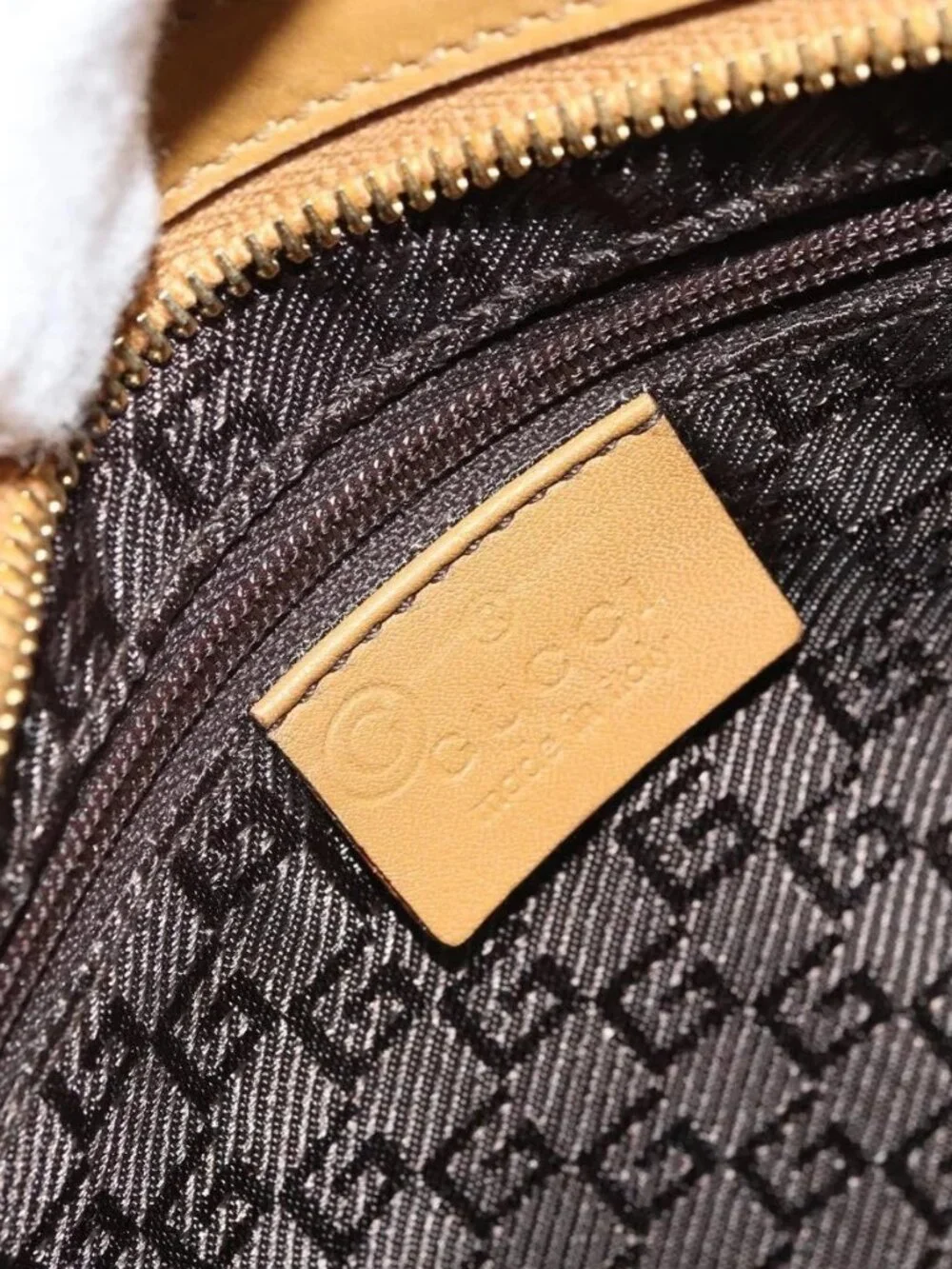 GUCCI Jackie Sherry Line Shoulder Bag Leather Brown Gold 001 4094 Auth 172211 - Picture 10 of 16